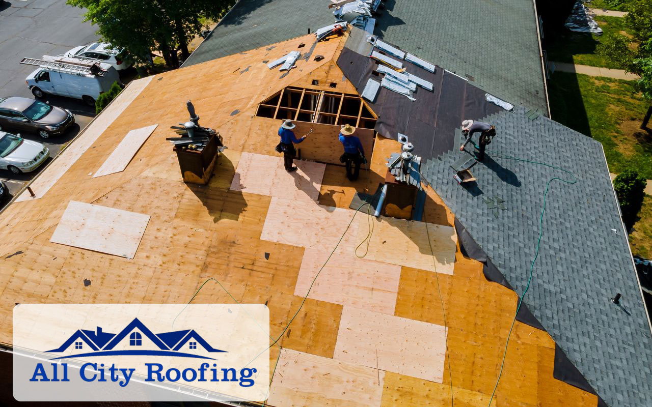 Asphalt shingles installation for residential roof replacement in Tri-Cities